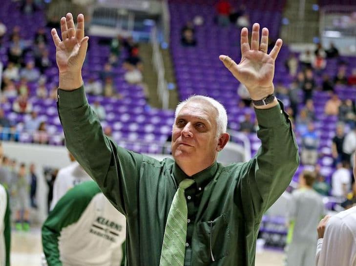 Coach Drury and Provo Basketball Team